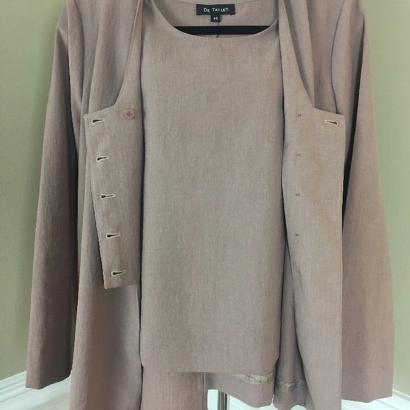 DE TAILLE 2-PC Set Tank Kimono Style Jacket - Picture 4 of 8